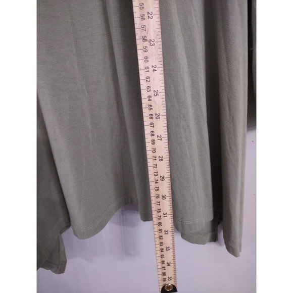 Soft Surroundings Jackie Knit Dress Size Medium Green Long Sleeve - Picture 3 of 6